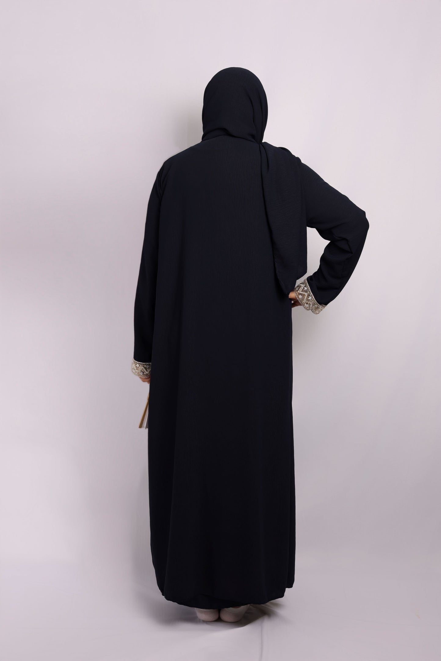 Salima Ensemble 3 pièces kimono, robe sous abaya et hijab en polyester