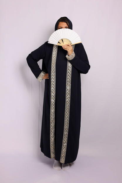 Salima Ensemble 3 pièces kimono, robe sous abaya et hijab en polyester