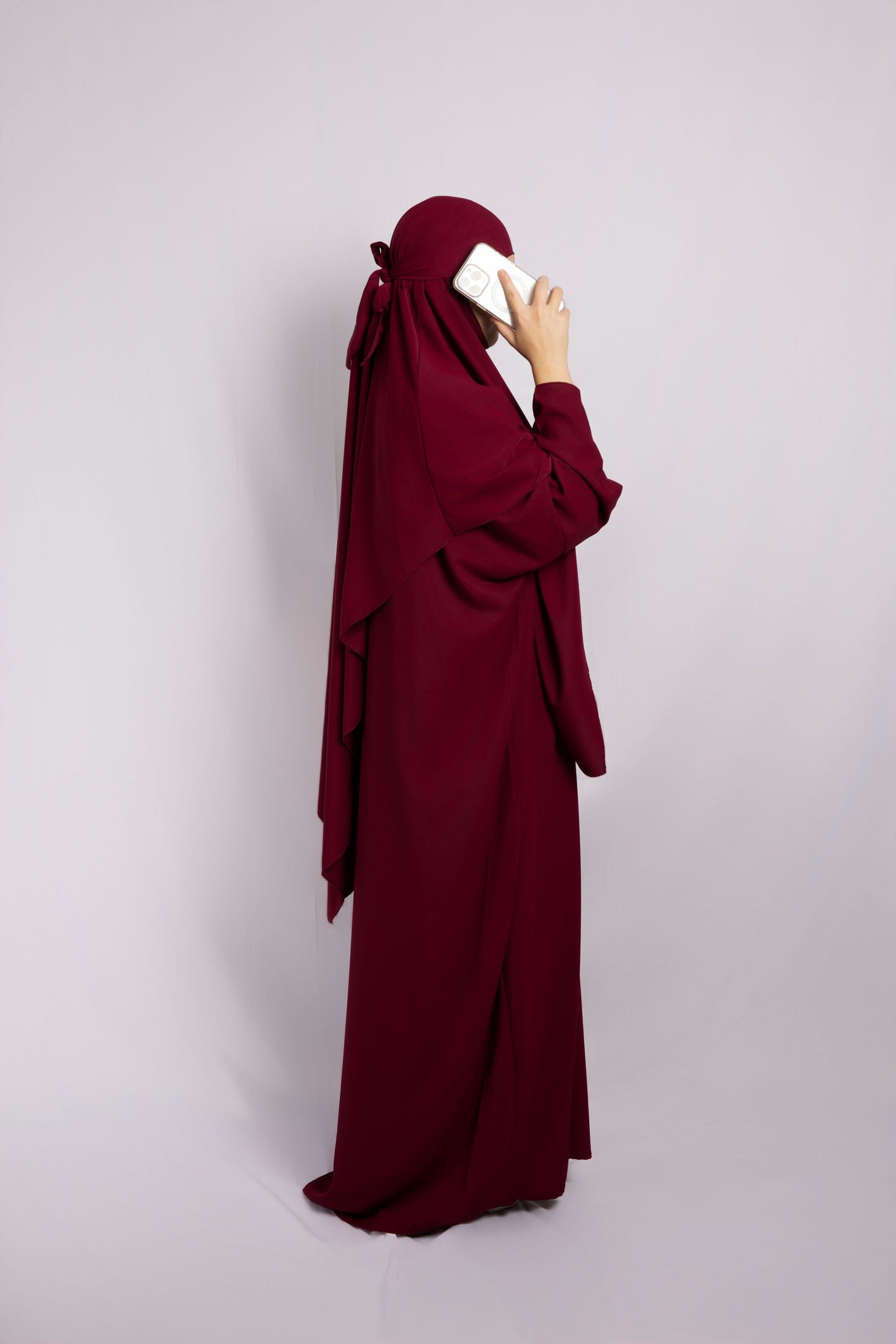 Khimar en soie de médine