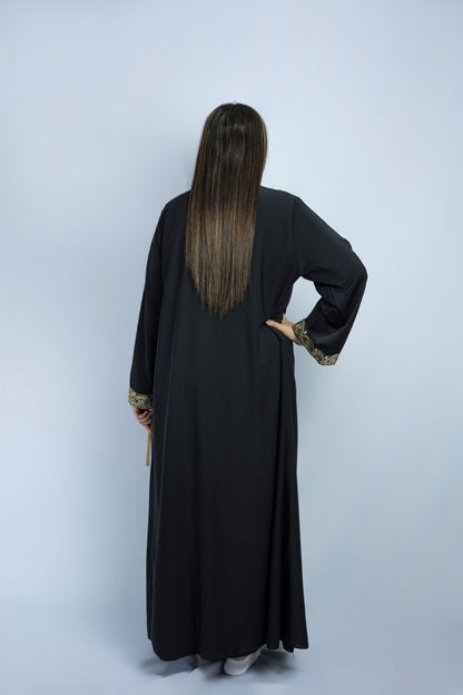 Mélina ensemble 2 pièces Robe sous abaya et kimono en soie de Médine