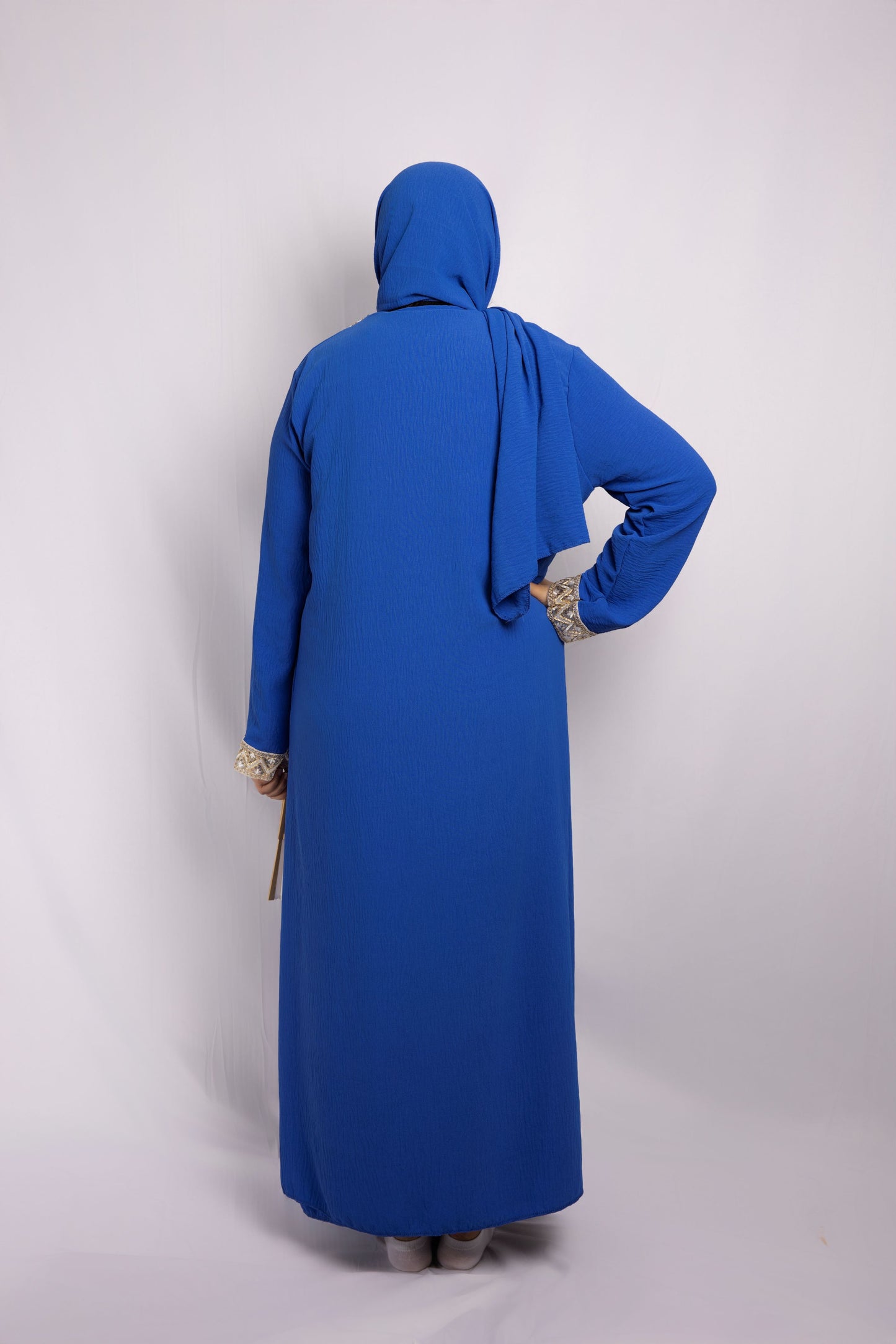 Salima Ensemble 3 pièces kimono, robe sous abaya et hijab en polyester